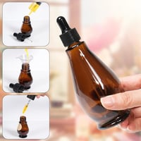 Nadisean 100ml Patika Üveg Szett Pipettás Cseppentő Flakonok Illóolaj Tároláshoz 4