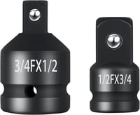 Nadisean 2 részes dugókulcs adapter 3/4"-1/2" Cr-Mo acél ütközőkulcshoz 1