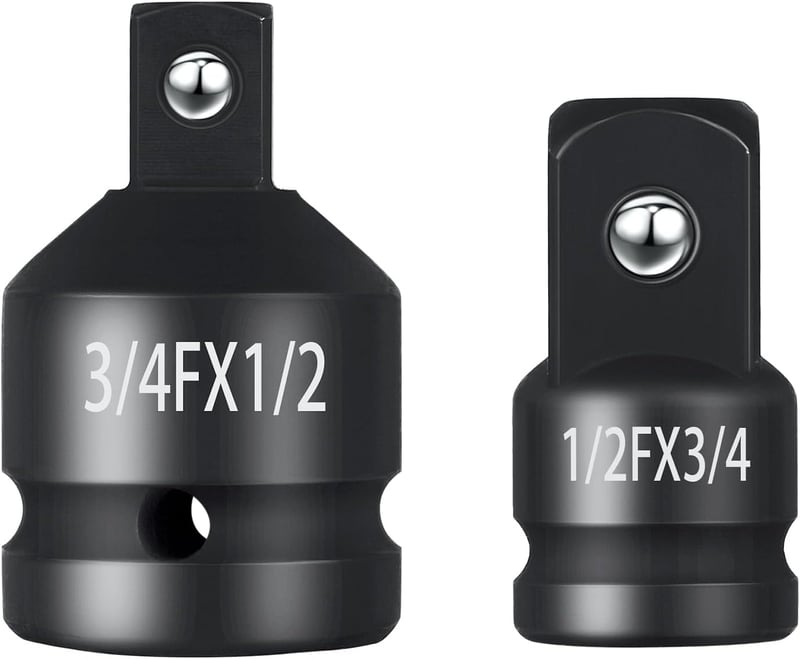 Nadisean 2 részes dugókulcs adapter 3/4"-1/2" Cr-Mo acél ütközőkulcshoz