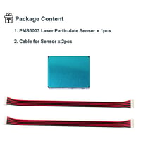 Modul Senzor Digital de Particule PM2.5 și PM10 Nagoyuki PMS5003 - Senzor pentru Măsurarea Poluării cu Praf, Carcasă Metalică, Monitor pentru Calitatea Aerului 6