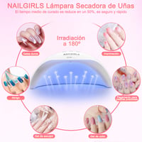 Nailgirls LED Körömlámpa UV 36W Gél Lakk Szárítóhoz 5