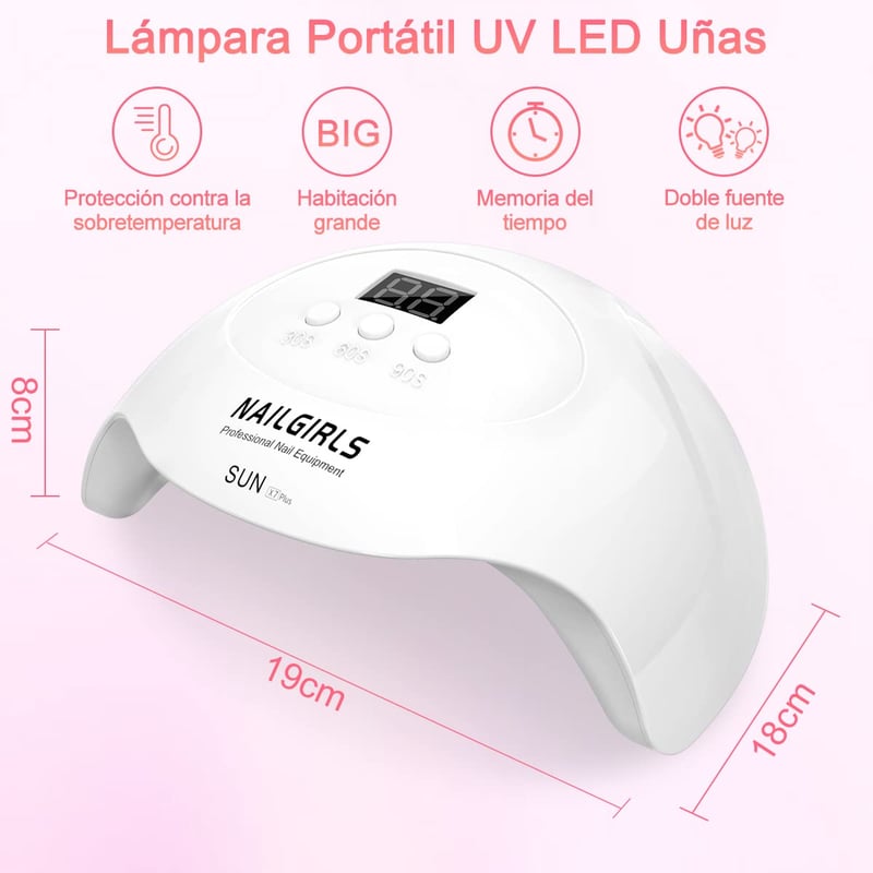 Nailgirls LED Körömlámpa UV 36W Gél Lakk Szárítóhoz