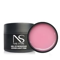 NAILSTORE UV/LED Cover Gel Light Pink 30g - Jednofazni gradivni gel srednje gustoće - Samonivelirajući - Za prirodne nijanse i dopunu - Produljivanje noktiju 1
