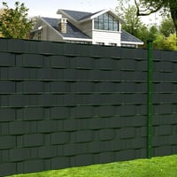Naimorui PVC krycia páska na plot so svorkami na uchytenie, 450 g/m², 19 cm x 35 m, závetrie, tieniacia páska do záhrady 6