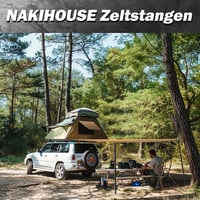 NAKIHOUSE Alumínium Teleszkópos Sátorrúd Szett (2db) - Állítható 40-200 cm, Ponyvához, Napvitorlához, Kempinghez, Tárolótáskával 7