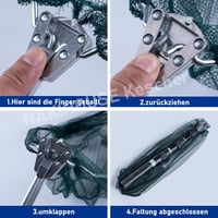 NAKIHOUSE Teleszkópos Hálózat Halászat Pillangó Madár Fogó Hálózat Teljesítményes 7
