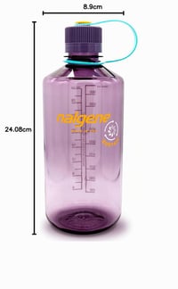 Fľaša na vodu Nalgene EH Sustain pre dospelých, unisex, baklažánovo fialová, 1 liter 3