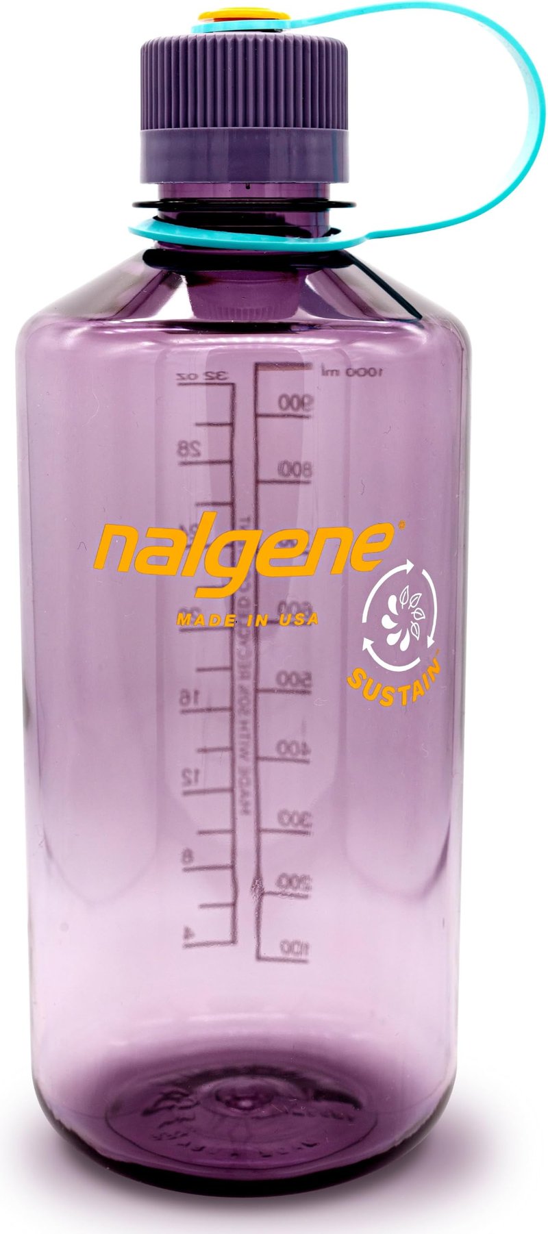 Fľaša na vodu Nalgene EH Sustain pre dospelých, unisex, baklažánovo fialová, 1 liter