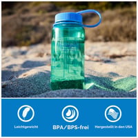 Nerozbitná fľaša Nalgene Sustain Tritan bez BPA, 473 ml, široké hrdlo, oranžová, na turistiku a cvičenie 4