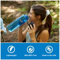 Nalgene Sustain Tritan boca za vodu bez BPA, 50% reciklirana plastika, 1,4 l, široki otvor, žad zelena 4