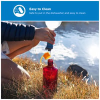 Fľaša na vodu Nalgene Sustain Tritan bez BPA, 900 ml, úzke hrdlo, vyrobená z 50 % z recyklovaného plastu, džínsy modrá 3