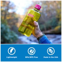 Fľaša na vodu Nalgene Sustain Tritan bez BPA, 900 ml, úzke hrdlo, vyrobená z 50 % z recyklovaného plastu, džínsy modrá 4