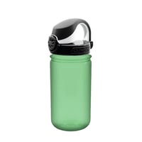 Nalgene Sustain Tritan gyerek kulacs, 340 ml, BPA-mentes, újrahasznosított anyagból, szivárgásmentes, karabinerbarát, világít a sötétben, zö 1