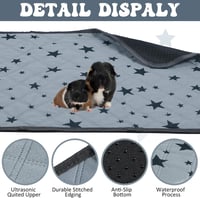 Namalu 8 db Pipi Alátét Tengerimalacnak, Mosható Fleece Pelenka, Csillagmintás Ketrecbetét 30x30cm 4