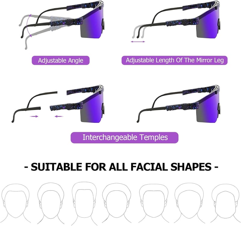 Ochelari de soare sport polarizați NAMIS, ciclism, bărbați, femei, protecție UV400, alergare, ciclism