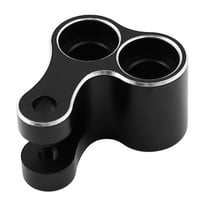 Namvo hliníkové zadné otočné čapy a tiahla 7075 pre LOSI 1/4 Promoto-MX Dirtbike, náhradný diel LOS264001, čierne 4