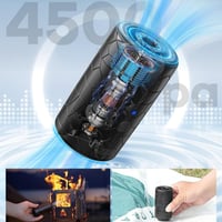 Elektrická vzduchová pumpa Namvo na nafukovacie výrobky, 4000 mAh nabíjateľná batéria, 2 v 1 prenosná mini vákuová pumpa na nafukovací matrac 4