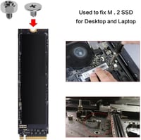 Namvo M2 NVMe csavarszett SSD rögzítéshez Asus alaplap kompatibilis 6