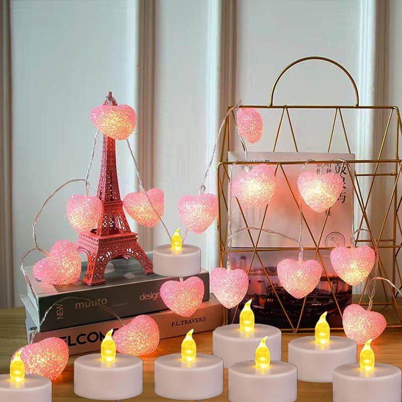 Nancia Flakkó Nélküli Tealight Gyertya 24 db, Meleg Sárga LED, 100 Órás Üzemidő - 24 pack, Pack of 24 Warm Yellow
