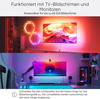 Nanoleaf 4D Screen Mirror LED szalag TV-hez 85 colig, RGBW okos világítás - 4D Kit -Bildschirme bis zu 85 Zoll (215 cm) 2