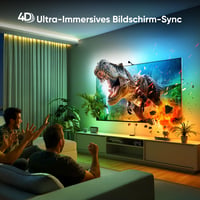 Súprava LED pásikov Nanoleaf 4D V2 na zrkadlenie obrazovky TV, max. 65 palcov (165 cm), RGBW podsvietenie, kamera, Zigzag, WiFi, kompatibilné s Alexa, Apple, Google 2