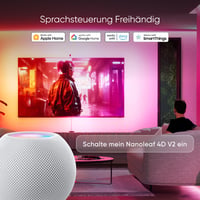 Súprava LED pásikov Nanoleaf 4D V2 na zrkadlenie obrazovky TV, max. 65 palcov (165 cm), RGBW podsvietenie, kamera, Zigzag, WiFi, kompatibilné s Alexa, Apple, Google 6