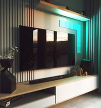 Nanoleaf Canvas Starter Kit 4 LED RGBW pametni set svjetlosnih panela – modularna WiFi zidna svjetiljka, 16 milijuna boja, sinkronizacija s glazbom i zaslonom, kompatibilno s Alexa, Google i Apple sustavima 6