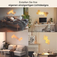 Nanoleaf Elements Hexagons Starter Kit – Set od 7 LED zidnih panela s efektom drva, modularna pametna rasvjeta 2