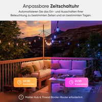 Nanoleaf Essentials Matter LED svetelná reťaz vonkajšia 30 m, 40 žiaroviek, RGBICW — chybná, na náhradné diely: Nesvieti (stav: pozri 2. obrázok) 11