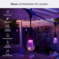 Nanoleaf Essentials Matter LED svetelná reťaz vonkajšia 30 m, 40 žiaroviek, RGBICW — chybná, na náhradné diely: Nesvieti (stav: pozri 2. obrázok) 6