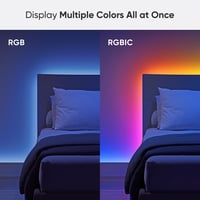 Nanoleaf Matte WLAN Gradient LED szalag 5m, okos szinkronizálás, 300 RGBIC LED, hangvezérlés - Lightstrip 5M (50 Farbzonen) 3