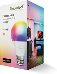 Nanoleaf Matter Essentials E27 RGBW okos LED izzó - 16M szín, Matter, Bluetooth 2