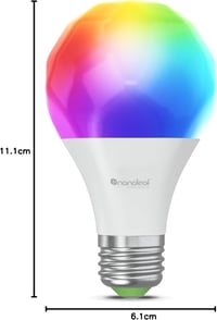 Nanoleaf Matter Essentials E27 RGBW okos LED izzó - 16M szín, Matter, Bluetooth 8