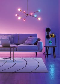 Nanoleaf Matter Essentials E27 RGBW okos LED izzó - 16M szín, Matter, Bluetooth 4