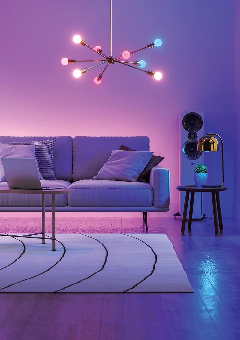 Nanoleaf Matter Essentials E27 RGBW okos LED izzó - 16M szín, Matter, Bluetooth