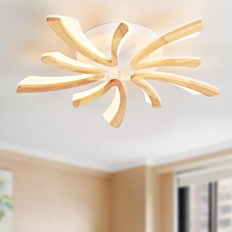 Naoeoon LED mennyezeti lámpa fa design 70cm természetes fehér 4000K