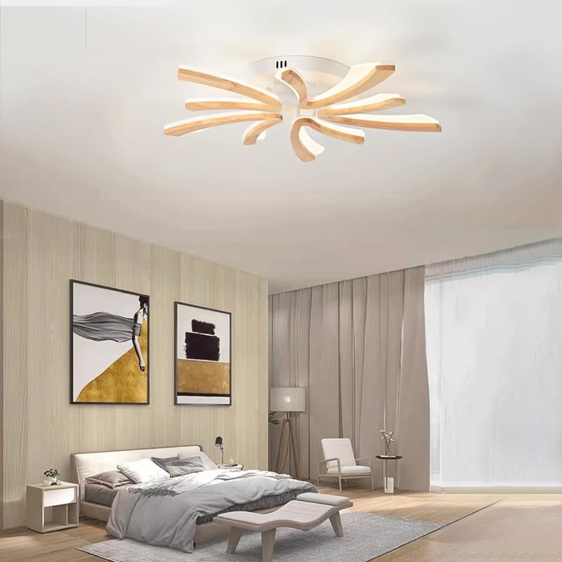 Naoeoon LED mennyezeti lámpa fa design 70cm természetes fehér 4000K