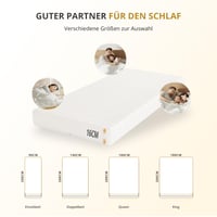 NAPSIE 7-zónový matrac zo studenej peny 90x200 cm H3 stredne tvrdý ergonomický hypoalergénny antibakteriálny snímateľný prateľný poťah Oeko-Tex 16 cm 6