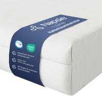 NAPSIE 7-zónový matrac zo studenej peny 90x200 cm H3 stredne tvrdý ergonomický hypoalergénny antibakteriálny snímateľný prateľný poťah Oeko-Tex 16 cm 1