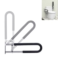 NArra 60 cm sklopiva zidna ručka - aluminijska sigurnosna ručka za kupaonicu s protukliznom pjenom za starije osobe i trudnice 2