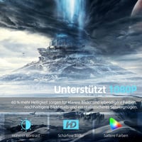 Nasin 1080P hordozható mini projektor HDMI USB Android iOS kompatibilis 2