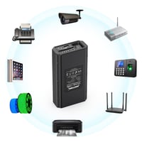 NASTIMA 12V 6000mAh 72Wh LiFePO4 powerbank, 12V 9V DC a 5V USB výstupom pre LED pásy, CCTV kamery, s nabíjačkou 4