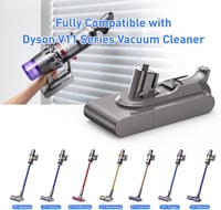 NASTIMA 25.2V 3900mAh Li-ion Akkumulátor Dyson V11 V15 Porszívóhoz 2