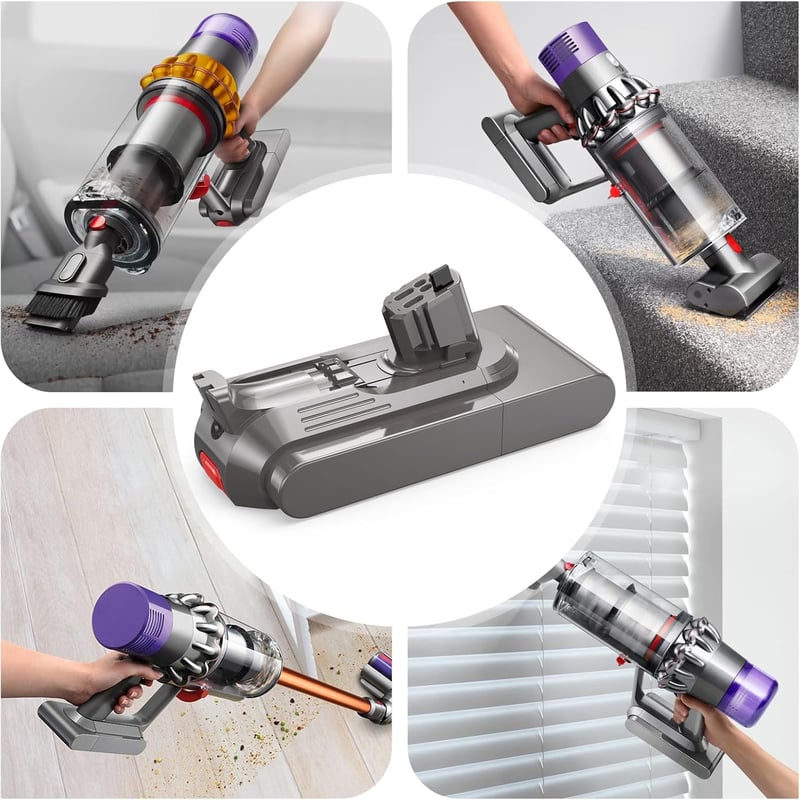 NASTIMA 25.2V 3900mAh Li-ion Akkumulátor Dyson V11 V15 Porszívóhoz