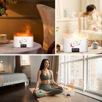 Difuzor de aromaterapie cu sare 2 în 1 Nastopee, 7 culori LED, 200 ml, umidificator wireless pentru uleiuri esențiale, lampă cu cristale de sare și odorizant, conexiune USB 7