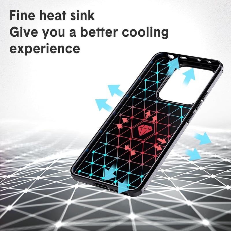 Natbok Redmi Note 14 5G ütésálló TPU tok, csúszásmentes fekete bumper védelem