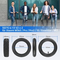 Natcoo 8,5-palcová off-road pneumatika na elektrokolobežku 50/75-6.1 so zosilnenou dušou pre Xiaomi M365, 1S, Pro 2, Mi 3, Soflow SO4 Pro Gen2 - Protišmyková terénna pneumatika 6