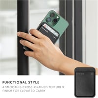 Native Union Re Classic MagSafe Mágneses Pénztárca iPhone-hoz Fekete 6