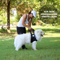 Nature Pet orma za nošenje pasa s prednjim prihvatom – veličina S, crna – za starije, bolesne ili operirane pse, za stepenice i hodanje 3