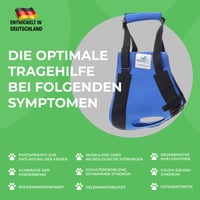 Nature Pet orma za nošenje pasa s prednjim prihvatom – veličina S, crna – za starije, bolesne ili operirane pse, za stepenice i hodanje 4